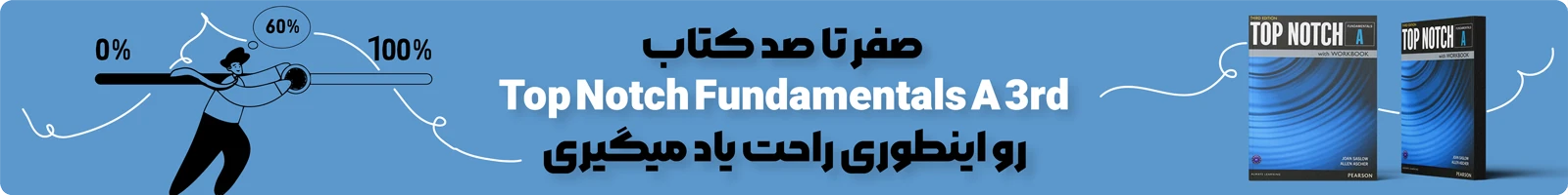 بنر معرفی دوره ویدیویی آموزش کتاب Top Notch Fundamentals A 3rd