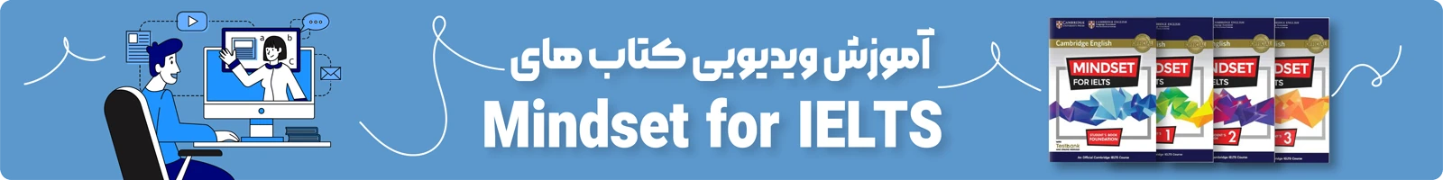 بنر معرفی دسته بندی آموزش ویدیویی کتاب Mindset