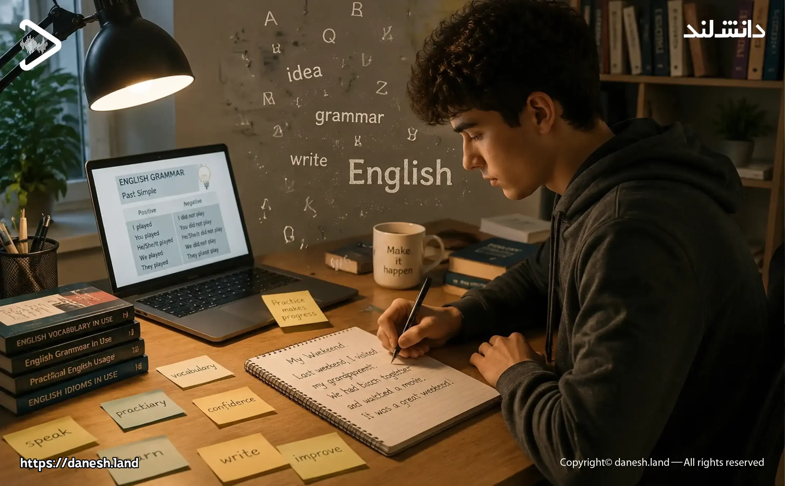 راههای تقویت مهارت نوشتاری (Writing) زبان انگلیسی - دانش لند