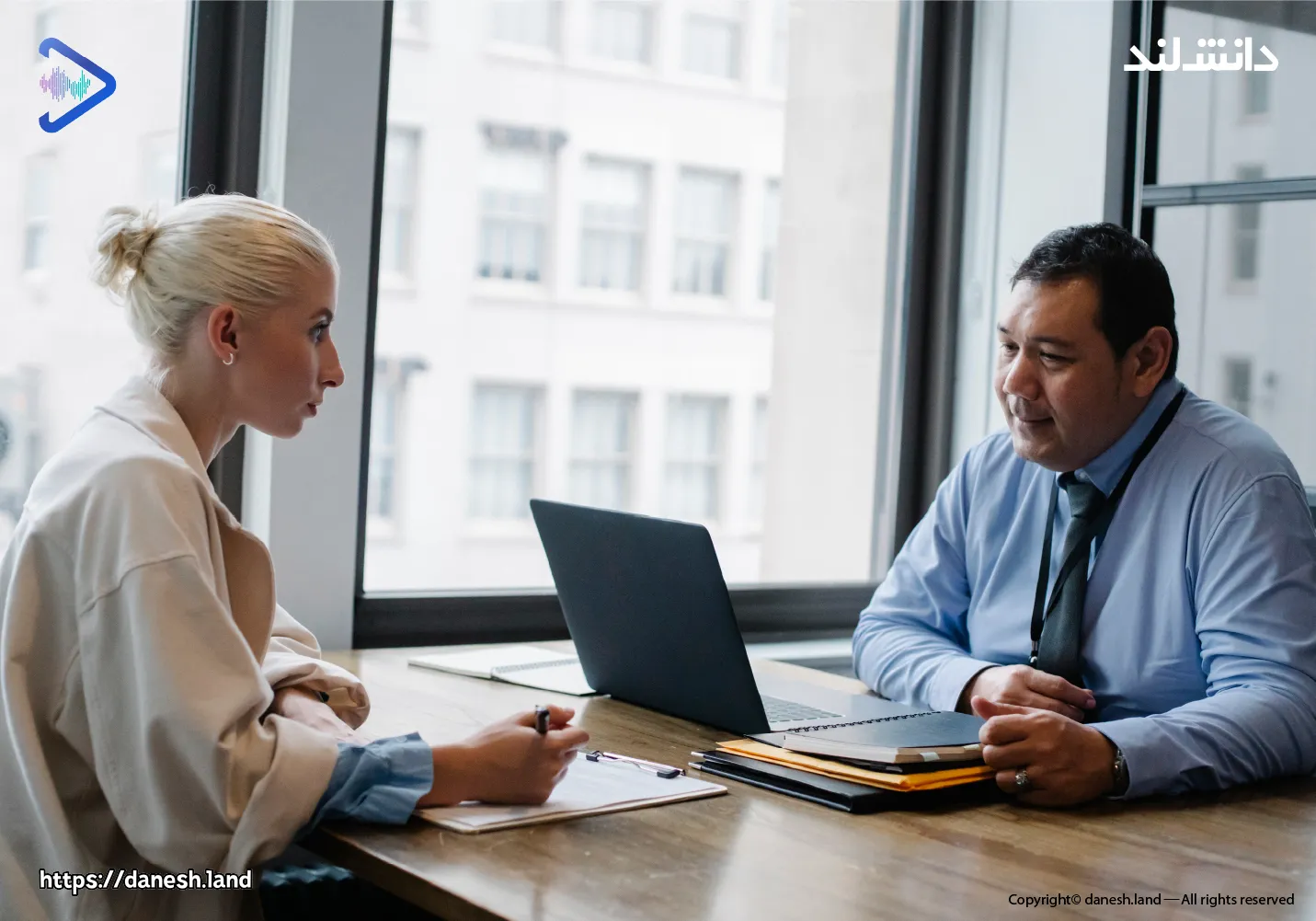 آموزش لغات انگلیسی در مکالمات روزمره - بخش Job Interview - دانش لند